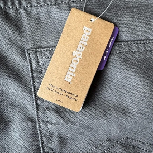 Patagonia Performance Twill Jeans in Forge Grey40/32 NWT